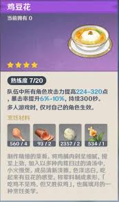 原神中1星食物都有啥(原神六星食物)