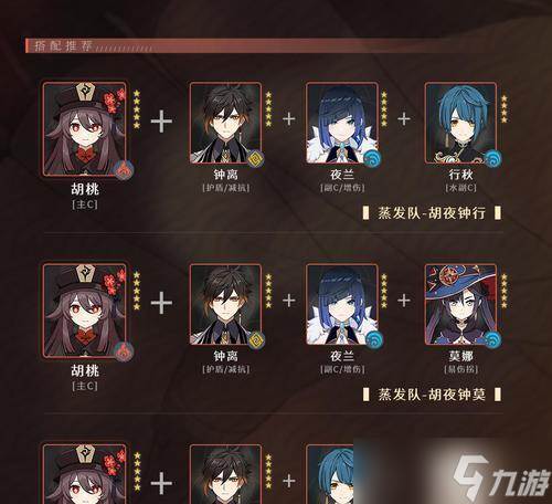 原神胡桃和钟离搭配解析——胡桃钟离阵容绝妙组合