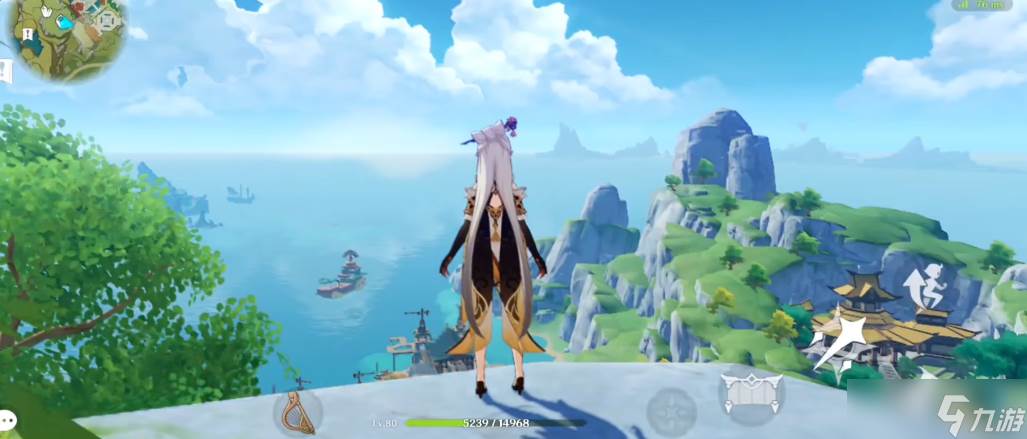 原神天衡山上面的岛怎么上去