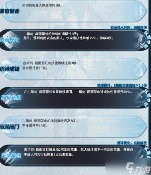 原神行秋角色养成全攻略