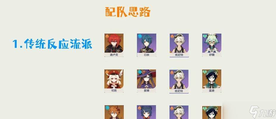 原神水草反应配队指南