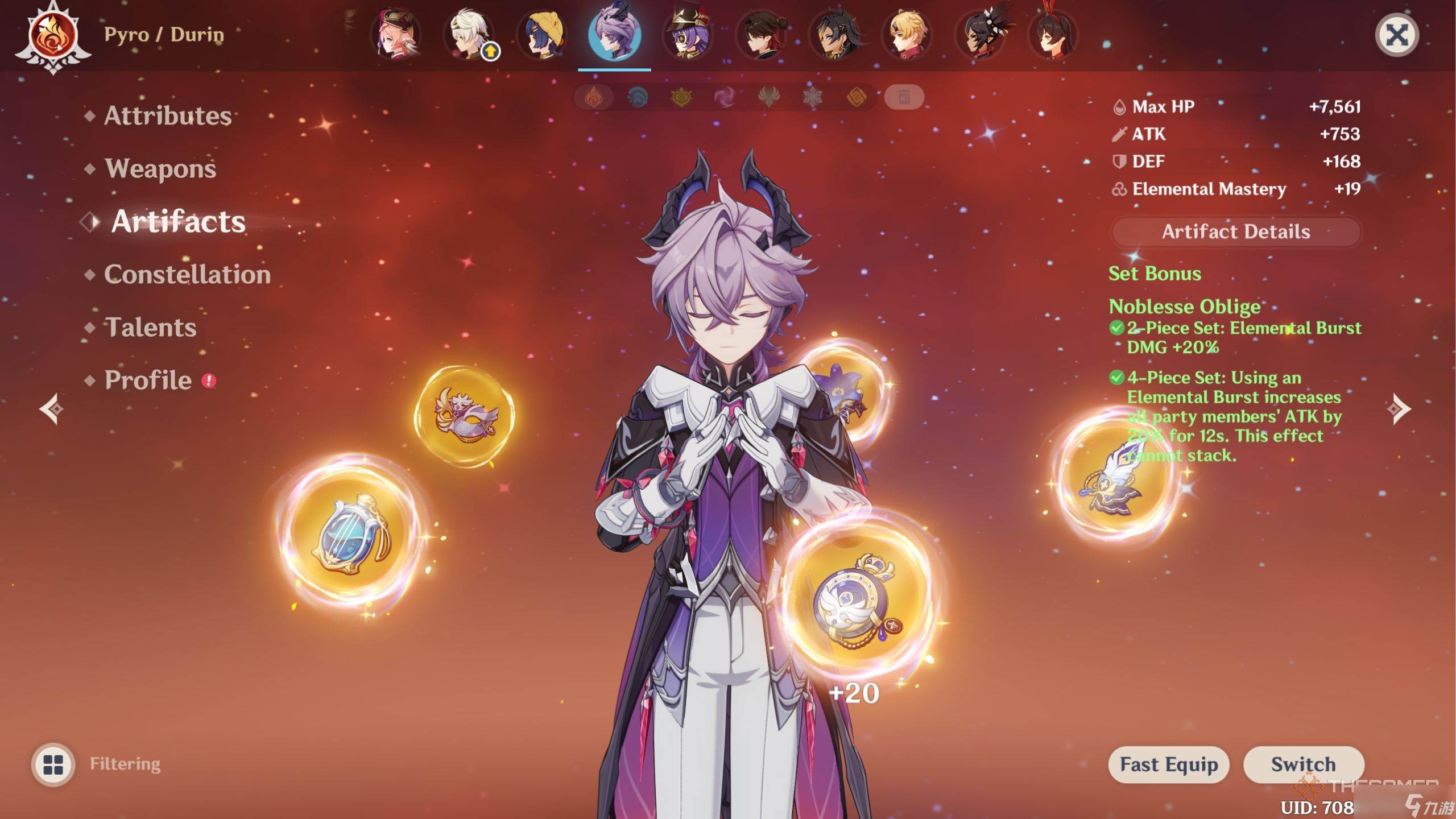 《原神》杜林最强配装