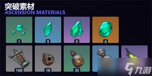 原神雅珂达突破材料天赋材料汇总