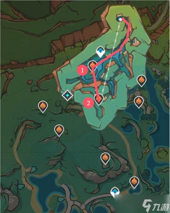 原神纳塔火神瞳搜集攻略和路线推荐