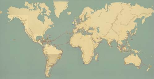 梦回大航海大地图详细标注1