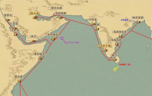 梦回大航海大地图详细标注7