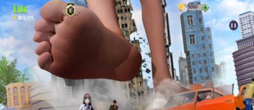 赤脚女巨人破坏城市图片1