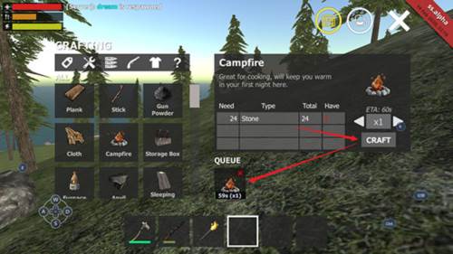 怎样搭建营火配图6