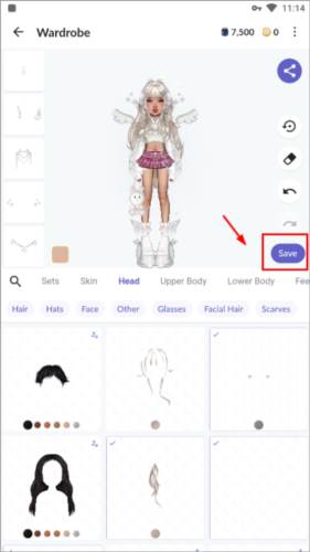 怎么保存装扮套装配图2