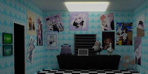 FNaF4代娘化版模组宣传图