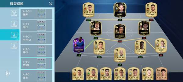 4-3-3伪9号阵型配图1