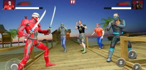 忍者超级英雄格斗游戏截图2