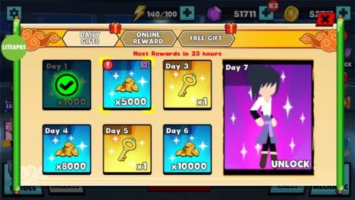 火柴人忍者忍者格斗中文版游戏截图1