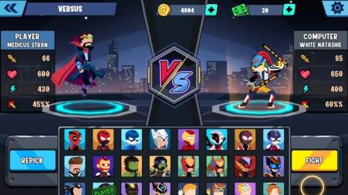 火柴人全明星乱斗最新版游戏截图1