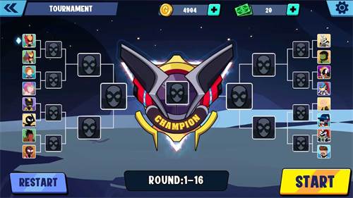 火柴人全明星乱斗最新版游戏截图2