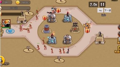 火柴人战争塔防游戏截图2