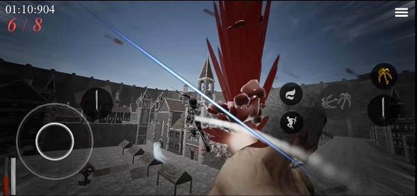 进击的巨人破解版内置菜单版挥刀攻略