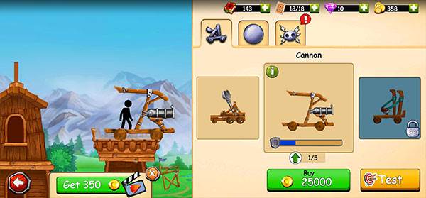 火柴人之守卫城堡2无限金币钻石最新版游戏截图13