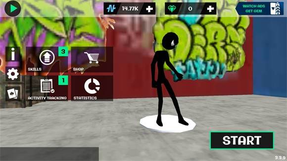 火柴人绳索英雄2v1.1远古版本游戏截图4