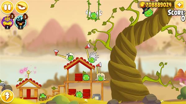 愤怒的小鸟季节版破解版宣传图