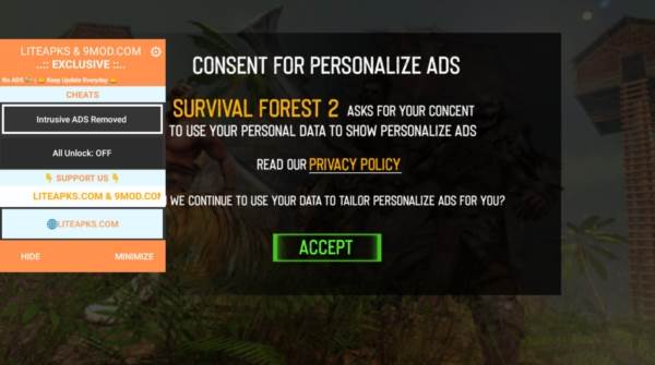 木筏生存森林2内置功能菜单版1