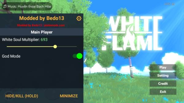 白色火焰猎人内置菜单汉化版宣传图