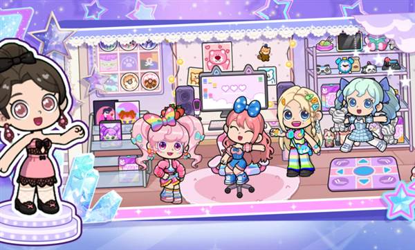 闪耀之城超级偶像生活宣传图