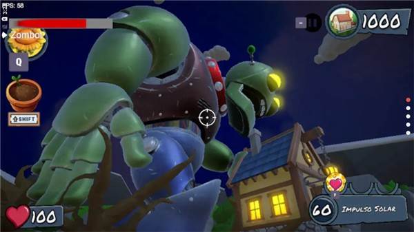 植物大战僵尸日光冲击宣传图