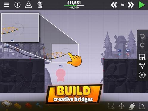 桥梁建造师3破解版内置菜单宣传图