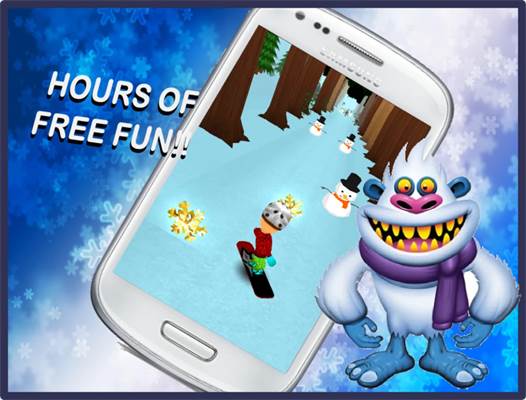 雪地狂奔宣传图