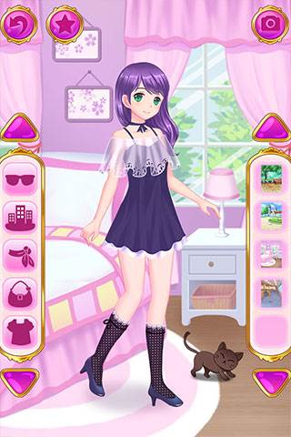 时尚女孩的装扮秀游戏宣传图