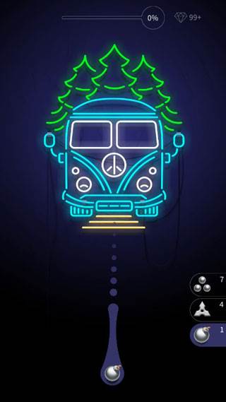 粉碎霓虹宣传图