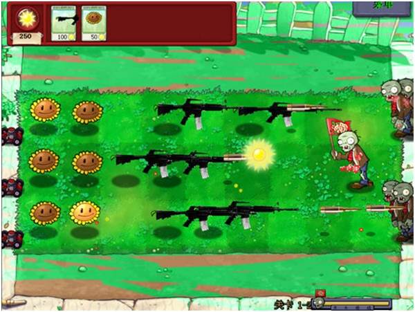 植物大战僵尸军事版3