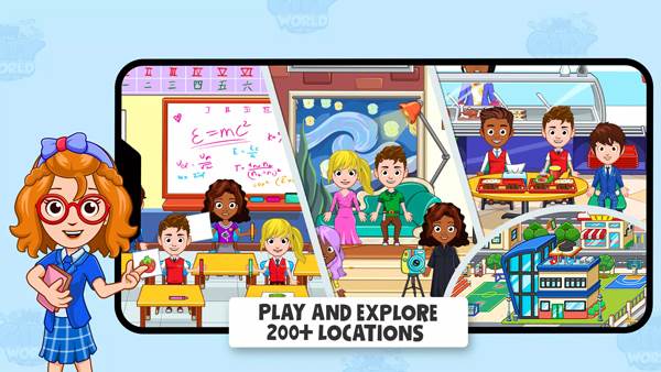 我的城市世界全部解锁版宣传图