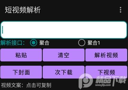 聚合短视频解析去水印app 聚合短视频解析去水印app