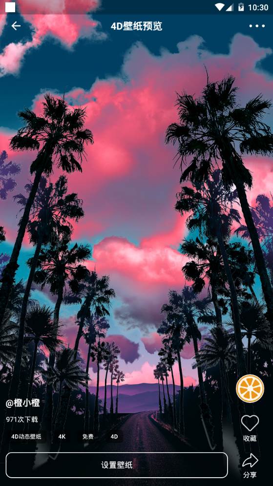 橙子4D动态壁纸app手机最新版 橙子4D动态壁纸app手机最新版