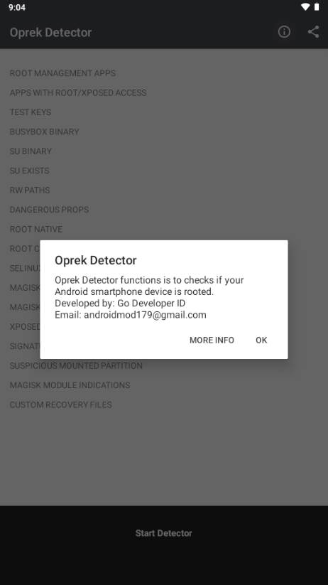 Oprek Detector检测软件