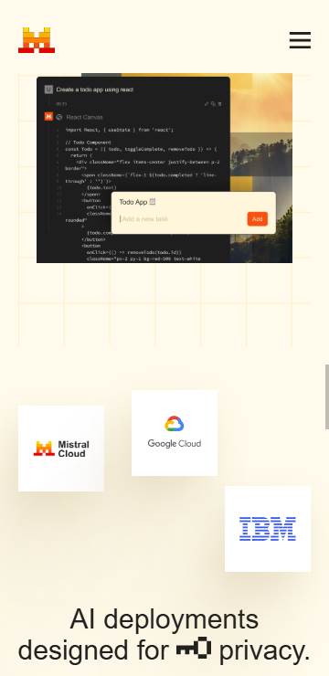 Le Chat by Mistral AI Le Chat by Mistral AI