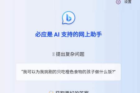必应AI机器人(bing AI) 必应AI机器人(bing AI)