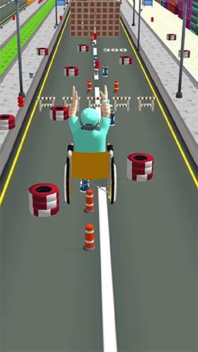 指尖节奏:轮椅竞速