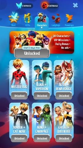 瓢虫雷迪跑酷无限蝴蝶版宣传图