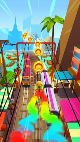 地铁跑酷曼谷英文版游戏截图2