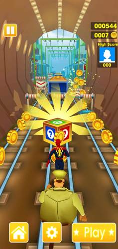 超级英雄奔跑地铁奔跑者新手教程3