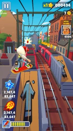 Subway Surfers上帝视角版游戏优势
