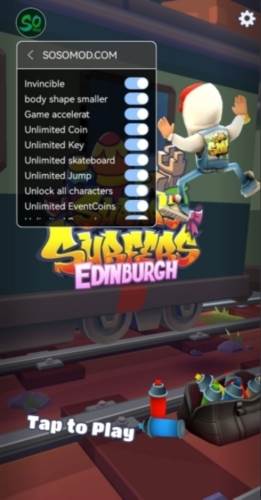 地铁跑酷生气金币版本菜单版1