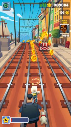地铁跑酷生气金币版本菜单版2
