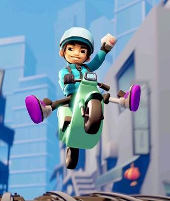 地铁跑酷自带变速器版本宣传图