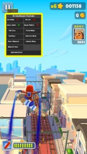 地铁跑酷超级杰克内置菜单版宣传图