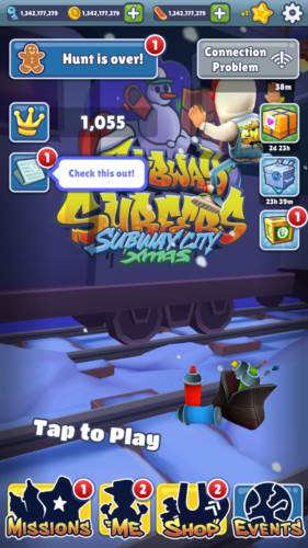 subwaysurf冰岛国际服无限金币钥匙1