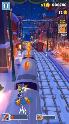 地铁跑酷凤灵粉丝公益版宣传图